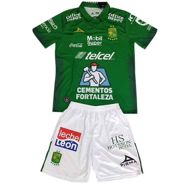 Camiseta Club León 1ª Niños 2018-2019 Verde